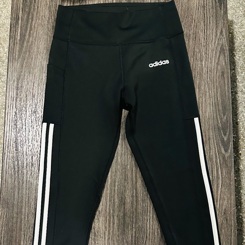 Adidas 3 Stripes Climate Black Legging Tight